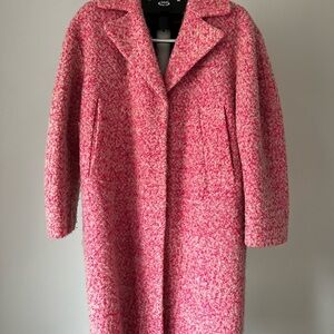 Topshop Pink Teddy Jacket